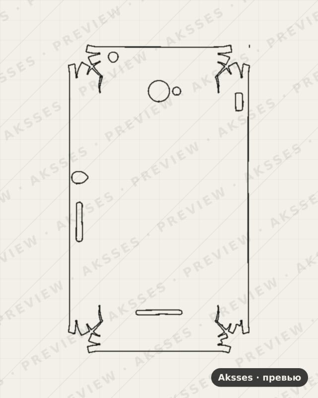 Лекало SONY-E4 Dual для Full and Sides SONY