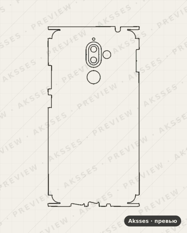 Лекало Nokia-7Plus-TA-1062 для Full and Sides NOKIA
