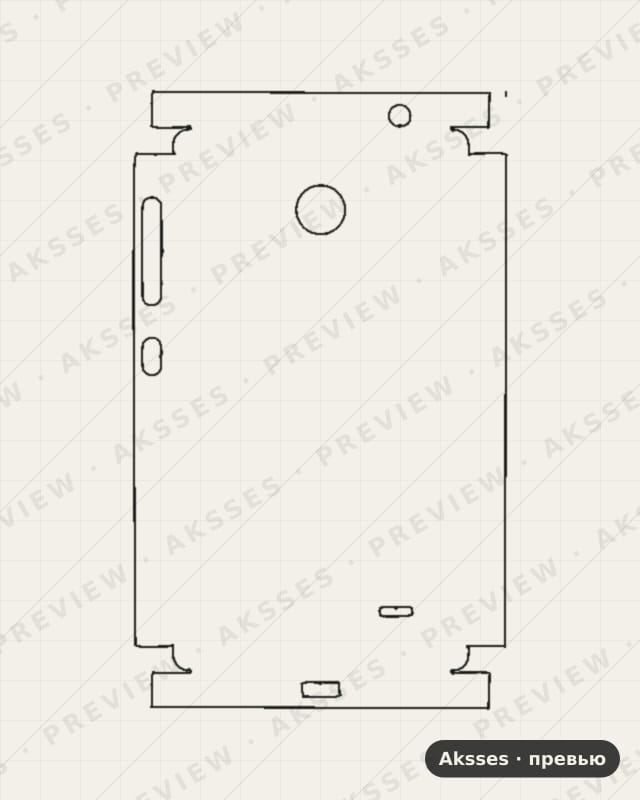 Лекало Noka-X1-RM-980 для Full and Sides NOKIA