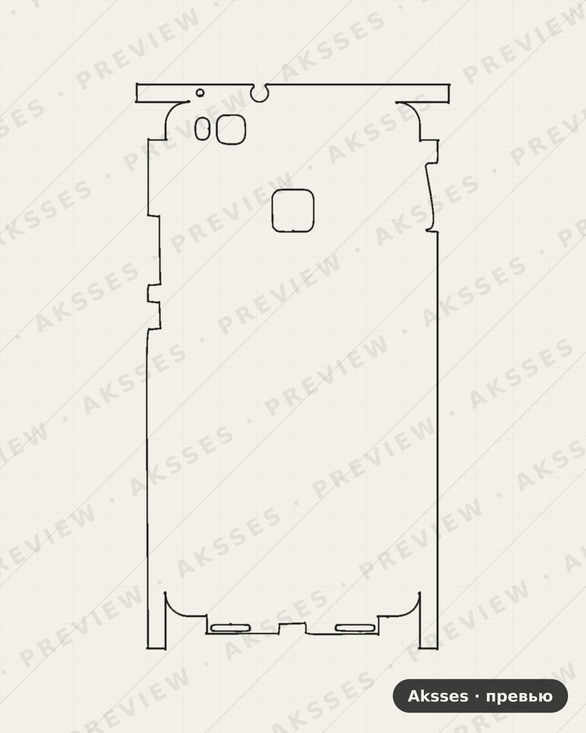 Лекало HUAWEI P9 Youth для Full and Sides HUAWEI