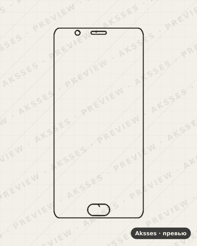 Лекало для Nubia M2 (NX551J), Front Shell, Nx551j