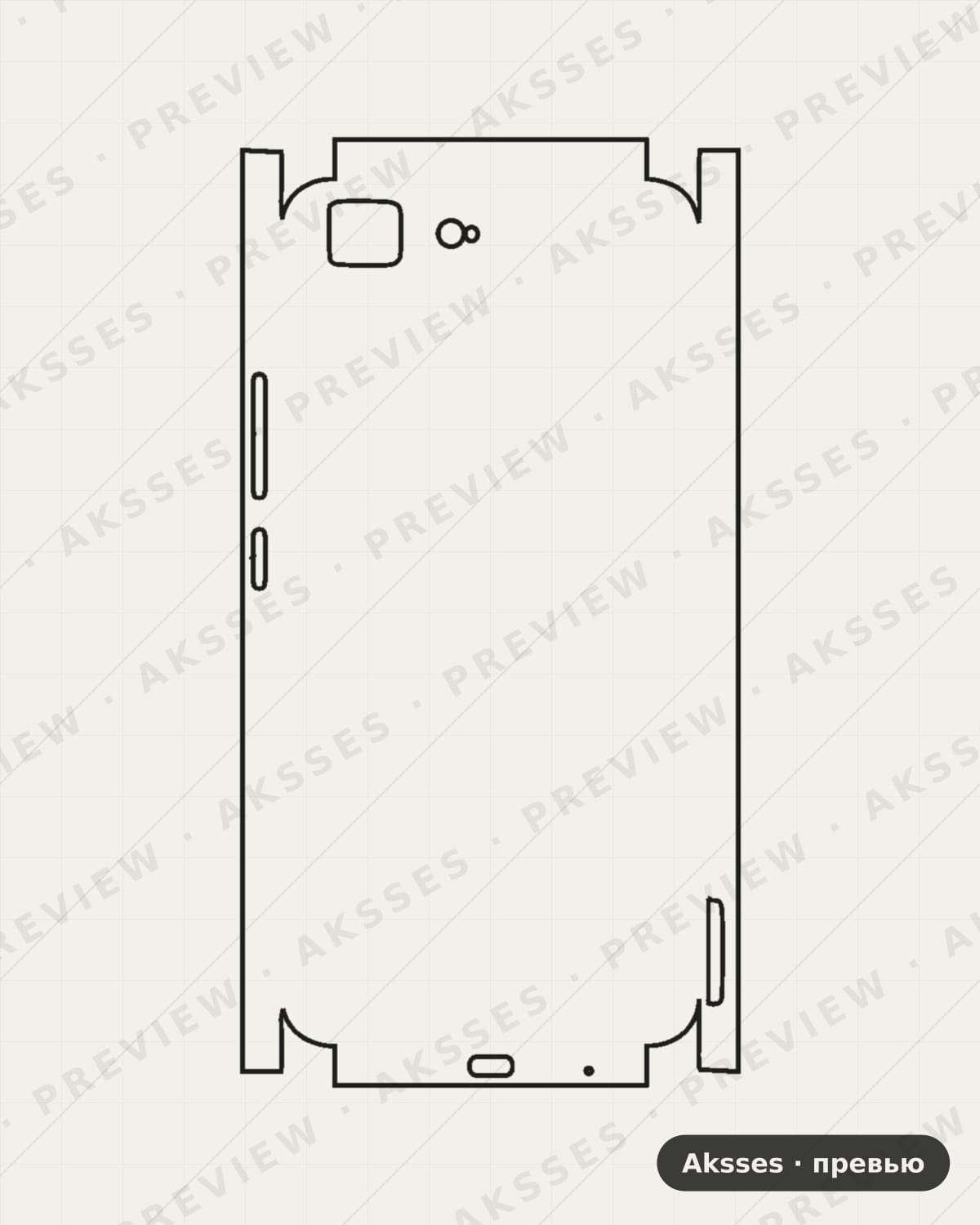 Лекало OPPO R5-A для Full and Sides OPPO