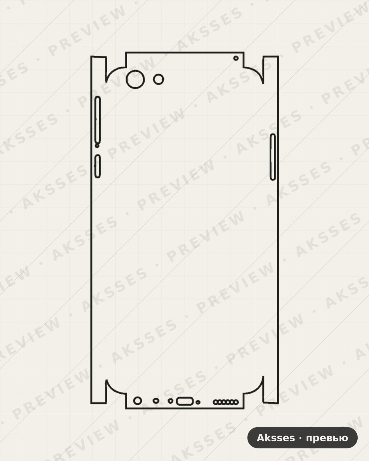 Лекало OPPO R9s-A для Full and Sides OPPO
