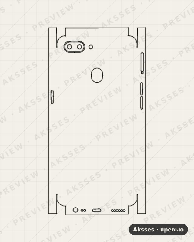 Лекало Realme-2 для Full and Sides OPPO