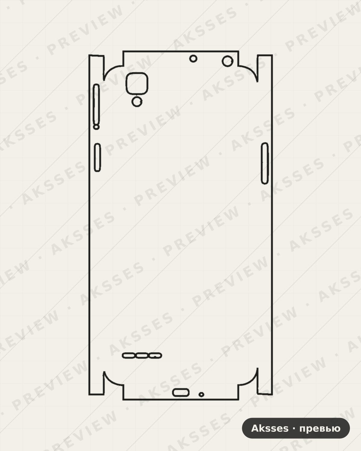 Лекало OPPO A53-A для Full and Sides OPPO