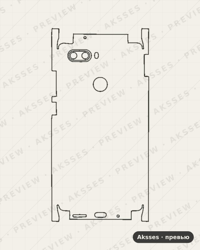 Лекало NUOIO-Z17s-NX595J для Full and Sides NUOIO