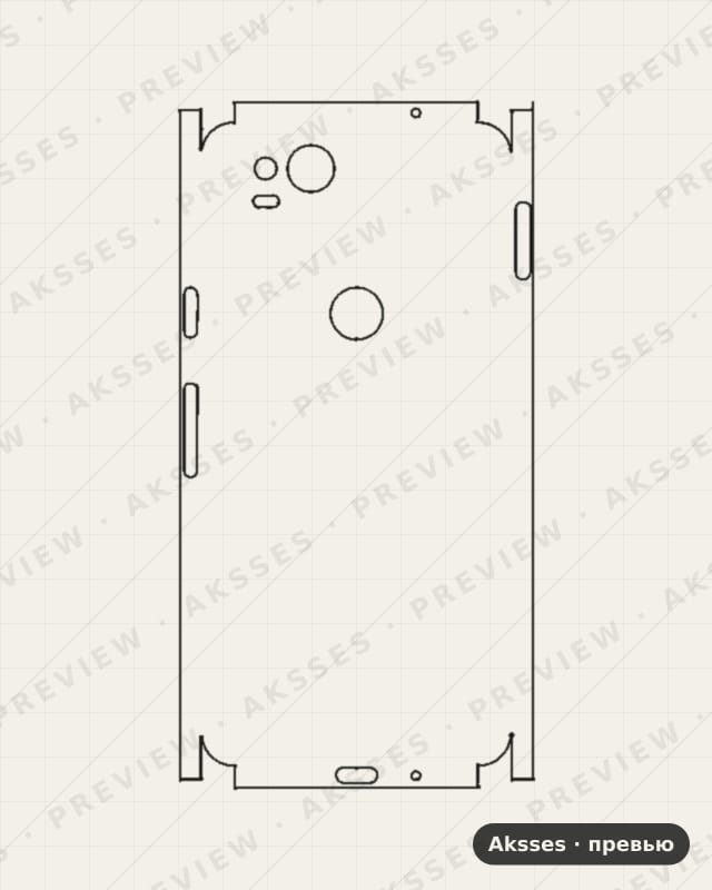 Лекало Google-Pixel-2 для Full and Sides Google