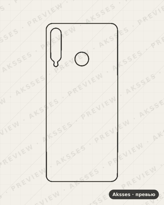 Лекало back sticker 20i-A для back sticker HONOR