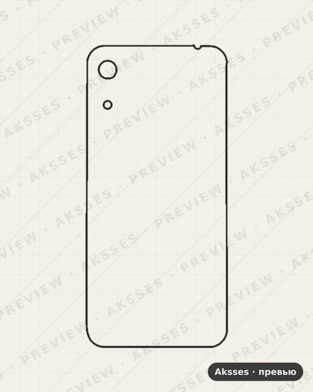 Лекало back sticker 8A-A для back sticker HONOR