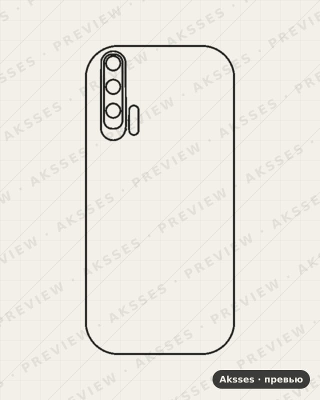 Лекало 20pro-A для back sticker HONOR