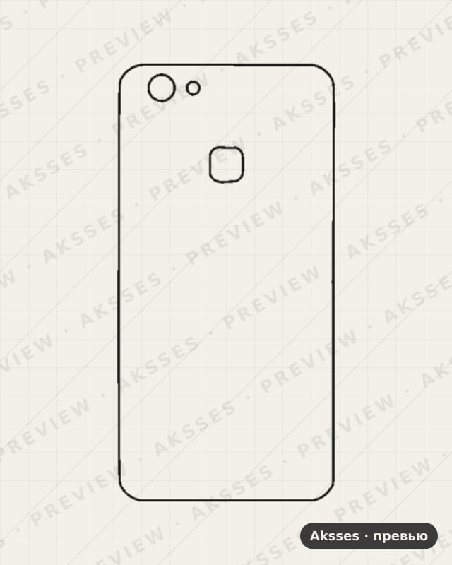 Лекало back sticker Y79-A для back sticker VIVO