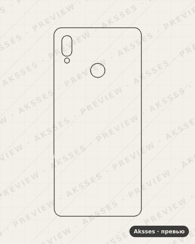 Лекало 华为 NOTE 10 для back sticker HUAWEI