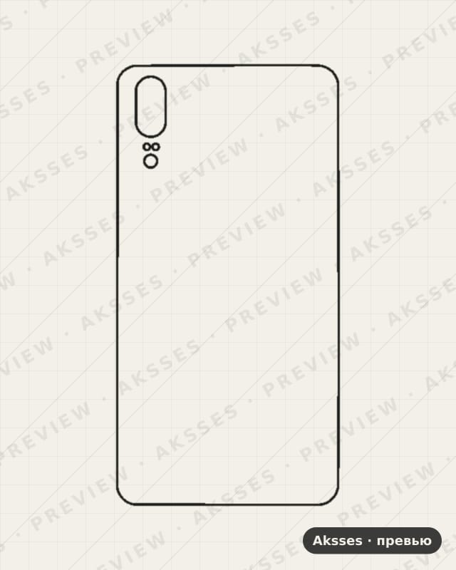 Лекало back sticker P20-A для back sticker HUAWEI