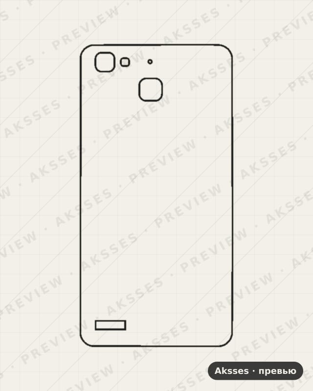 Лекало Enjoy 5s-A для back sticker HUAWEI