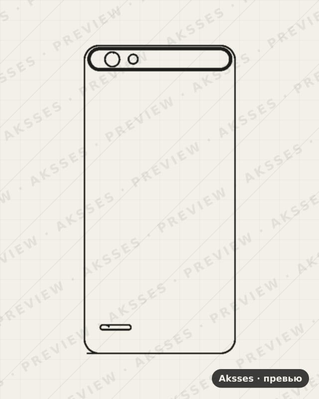 Лекало для ZTE Blade A6 max, Back