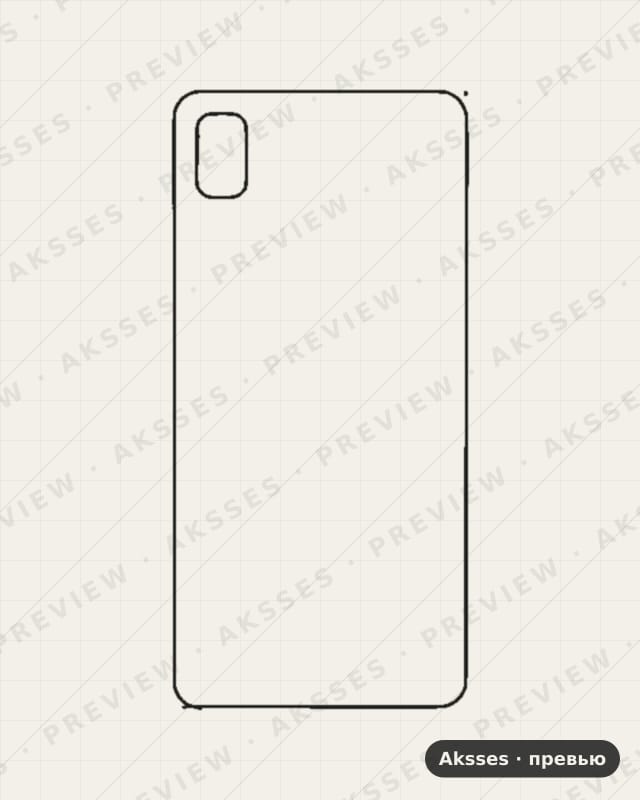 Лекало для ZTE Blade L210, Back Cover